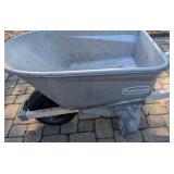 G2 - Rubbermaid Poly Wheelbarrow with Wood Handles