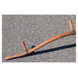G2 - Vintage Wooden Scythe with 23-Inch Steel Blade
