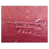 BY - Campania Red Cement Garden Urn Planter