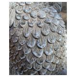 BY - Cement Owl Garden Statue 24 Inch Tall