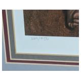 MB - Framed Limited Edition Print by Jim Daly, Children Playing Checkers