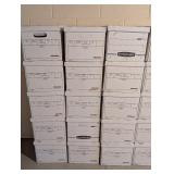 LL - Lot of 36 Office Storage File Boxes