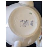 O - Collection of 5 Decorative Porcelain and Ceramic Teapots Mixed Floral Designs