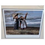MB - Jim Daly Signed Limited Edition Framed Print, 87/950, Children Flying Kite