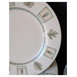 O - Pfaltzgraff Naturewood Dinnerware Set for 6, Dinner and Salad Plates