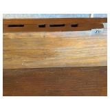 Antique Woodworking Workbench with Wilcox Vise and Set of 3 Marking Gauges