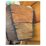 Antique Wooden Apple Picking Basket on Long Handle