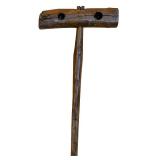Primitive Wooden Mallet Rustic Hand Tool