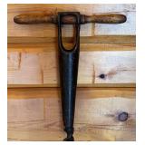 Antique Two-Handled Coopers Barrel Bung Hole Auger