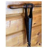 Antique Two-Handled Coopers Barrel Bung Hole Auger