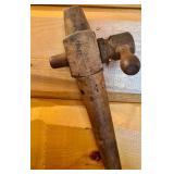 Antique Red Lion Wooden Barrel Faucet Tap