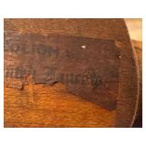 Antique Red Lion Wooden Barrel Faucet Tap
