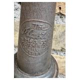 Vintage Master Mfg Co Oil Spout Jar Filled with Square Nails