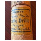 Vintage Yankee Automatic Drill Bits, 10 Inch Hand Planer, and Tool Collection