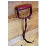 Antique 11.5 Inch Metal Hay Hook with Red Handle