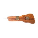 Antique Wooden Rug Shuttle Needle