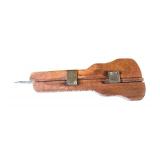 Antique Wooden Rug Shuttle Needle