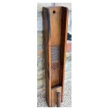 Antique Wooden Vegetable Slicer Mandolin with Metal Blades
