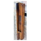 Antique Wooden Vegetable Slicer Mandolin with Metal Blades