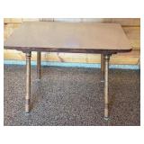 Vintage Child Size Table with Wooden Legs and Formica Top