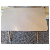 Vintage Child Size Table with Wooden Legs and Formica Top