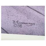 Set of 3 Framed B. Cummings Toy Shop Prints 1985