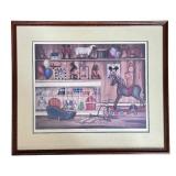 Set of 3 Framed B. Cummings Toy Shop Prints 1985