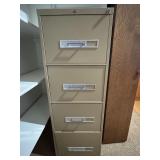 O - Sears 4-Drawer Vertical Filing Cabinet