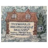 MBR - Framed 2003 Minneapolis St. Paul Neighborhood Map by Big Stick Maps