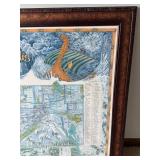 MBR - Framed 2003 Minneapolis St. Paul Neighborhood Map by Big Stick Maps
