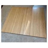 Bamboo Office Chair Mat 48 x 59 Inches