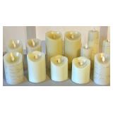 Set of 12 Luminara Flameless LED Faux Candles Multiple Sizes