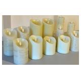 Set of 12 Luminara Flameless LED Faux Candles Multiple Sizes