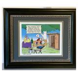 Framed Art Print and 2 Framed Comic Prints