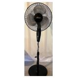Hunter Adjustable Oscillating Pedestal Fan with Timer and Remote