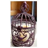 Garden Decor Collection with Lanterns, Animal Figures, and Birdcages