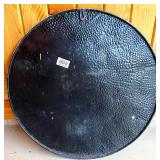 Plant Stand, Sun and Moon Wall Art, and Leaf Pattern Ceramic Pot Set