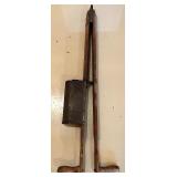 Antique Simmons Hand Corn Planter No. 7 Wood and Metal Seeder