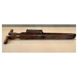 Antique Simmons Hand Corn Planter No. 7 Wood and Metal Seeder