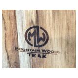 B. Smith 18x6 Inch and Mountain Woods Teak 16x19 Inch Cutting Boards Set