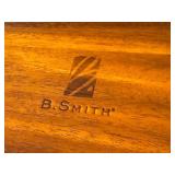 B. Smith 18x6 Inch and Mountain Woods Teak 16x19 Inch Cutting Boards Set