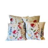 LL - Set of 4 Floral Throw Pillows, 2 Sizes