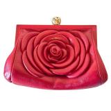 K - Brighton Rose Embossed Clutch Purses Set of 2 with Chains