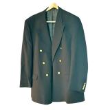 Austin Reed Double-Breasted Blazer 48L with Gold Tone Buttons