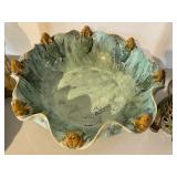 Whimsical Home Decor: Frog Theme Pier 1 Pottery Bowls, Artisan Vase, Bunny Lantern, Set of 4 Salad PlatesÂ 