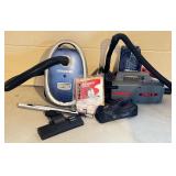 LL - Oreck XL Pro 5 and Canister Vacuum Set with Attachments and Filter Bags