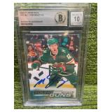 2022-23 Upper Deck Matthew Boldy YG Auto BGS 10