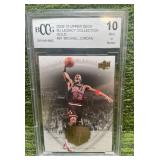 2009-10 Upper Deck Legacy Michael Jordan Graded BCCG 10