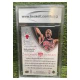 2009-10 Upper Deck Legacy Michael Jordan Graded BCCG 10