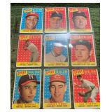 1958 Topps Baseball All-Star Lot Robinson, Musial, Mathews